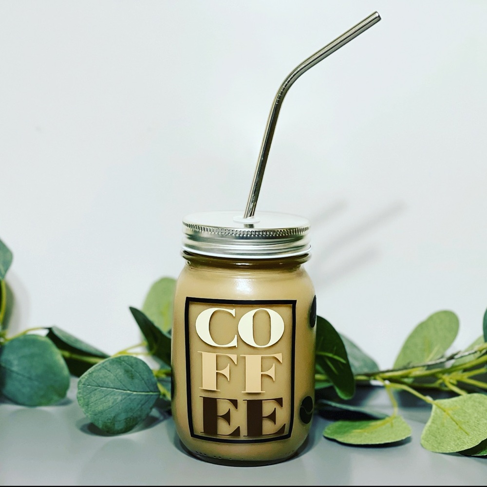 Handmade reusable mason jar